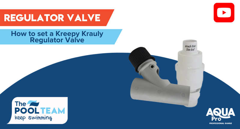How to Set the Kreepy Krauly Regulator Valve | Swimming Pool DIY