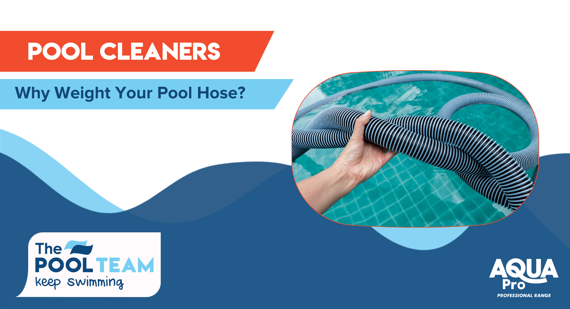 Why weight your pool hose?