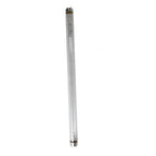 Ultra Zap 55W UV replacement tube, slim clear glass fluorescent lamp with bi-pin ends on white background