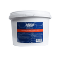 Aqua Pro Calcium Chloride Flakes 4kg white plastic tub with blue and orange label, snap-lock lid
