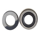 Speck 90 Series pump shaft seal with silver metal retainer ring and dark grey rubber seal component, set of two