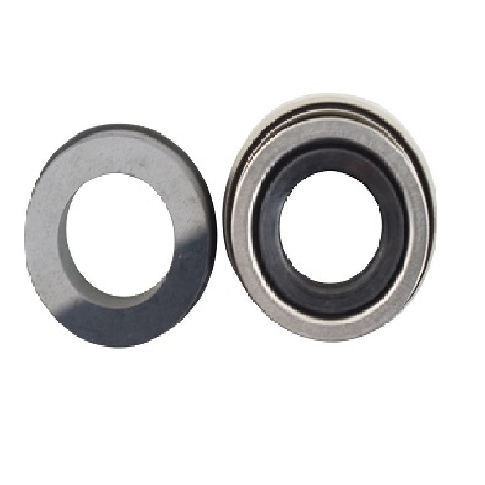 Speck 90 Series pump shaft seal with silver metal retainer ring and dark grey rubber seal component, set of two