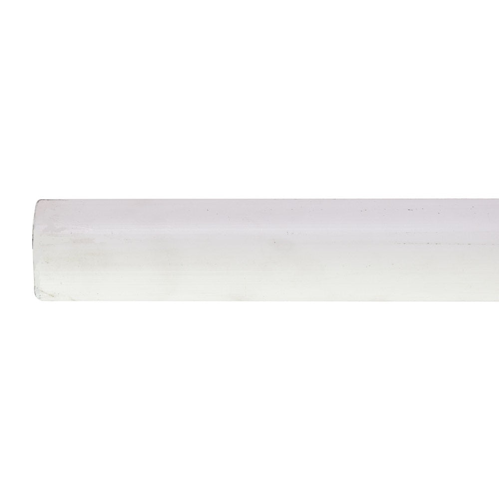 White 32mm PVC pipe sold per metre, smooth cylindrical profile on white background