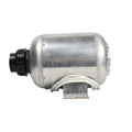 Aluminium spa air blower 1000W with cylindrical silver body, black inlet cap, white wiring, and metal mounting bracket