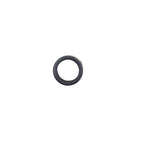 Dark grey PVC reducer ring 32mm to 25mm circular pipe fitting with smooth rounded profile