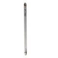Ultra Zap 8W UV replacement fluorescent tube lamp, clear glass with gold bi-pin end caps, slim T5 style