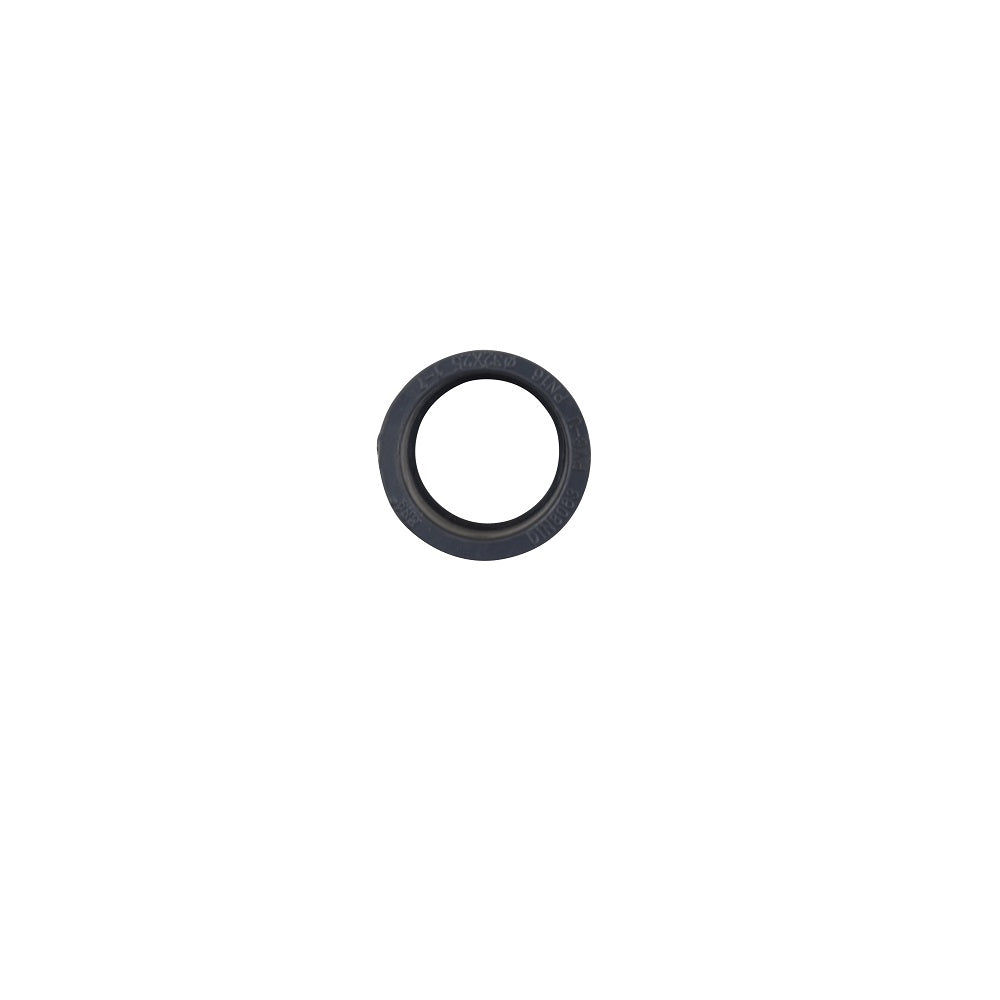 Black PVC reducer ring 32mm to 25mm with embossed text on outer edge, circular profile on white background