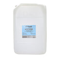 Flash Solvents acetone solvent 20L white plastic jerry can with blue label and carry handle