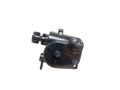 Zodiac AX20 Gearbox Side A, compact dark grey metal unit with knurled adjuster knob, dome button, and mounting clips
