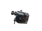 Zodiac AX20 Gearbox Side A, compact dark grey metal unit with knurled adjuster knob, dome button, and mounting clips