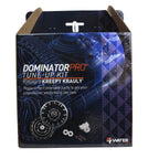 Kreepy Krauly Dominator Pro Tune-Up Kit box with navy blue packaging showing replacement pool cleaner parts including gears and springs