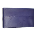 Navy blue rectangular block of Gemini Twinsweep cleaner hammer with glossy plastic-wrapped surface and centre seam line