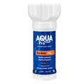 Aqua Pro Pro-Buoy Plus 5-in-1 monthly automatic chlorine dispenser in white plastic floater container with blue label