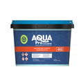 Aqua Pro Chlorine 4kg tub with blue lid and navy label, calcium hypochlorite pool sanitiser in recycled plastic packaging