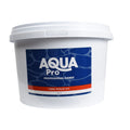 Aqua Pro Fibre Repair Kit white in round white plastic tub with snap-fit lid and blue branded label