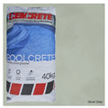 Cemcrete Poolcrete marble pool plaster in Silver Grey, 40kg paper bag with red and grey striped base