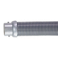 Grey ribbed Zodiac AX20 hose with twist-lock connector fitting, shown on white background