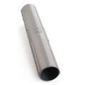 Grey cylindrical Zodiac hose protector with hollow open end and embossed logo, rigid plastic construction