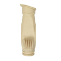 Cream rubber diaphragm pacer standard cleaner with ribbed base and ridged body detailing