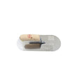Marbelite pool trowel with rounded steel blade and natural wood handle, metal shank mounting, Vicks branding stamped on blade