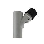 Grey plastic pool cleaner regulator valve with angled body and black ribbed adjustment knob for Kreepy Krauly Orca
