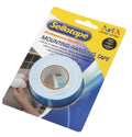 Sellotape Professional Quality Mounting/Hanging Tape roll on yellow retail card, 18mm wide, 1m length, 2mm thick white foam tape