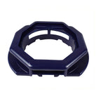Navy blue plastic octagonal flexi foot ring compatible with Zodiac pool cleaner, open-centre frame with ribbed edge detail
