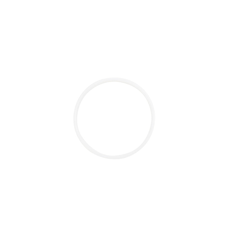 Diaphragm retaining ring white circular seal component for cleaners
