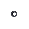 Dark grey PVC reducer ring 32mm to 20mm, circular flat profile with embossed markings on outer edge