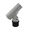 Grey and black plastic Kreepy Krauly Orca pool cleaner regulator valve with angled swivel body and ribbed base fitting
