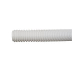White corrugated flexible pool cleaner hose with spiral ribbed design for Gemini automatic pool cleaners