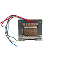 Aqua Pro 125VA electrical transformer 230V to 12V with grey metal frame, copper coil, and multicolour lead wires