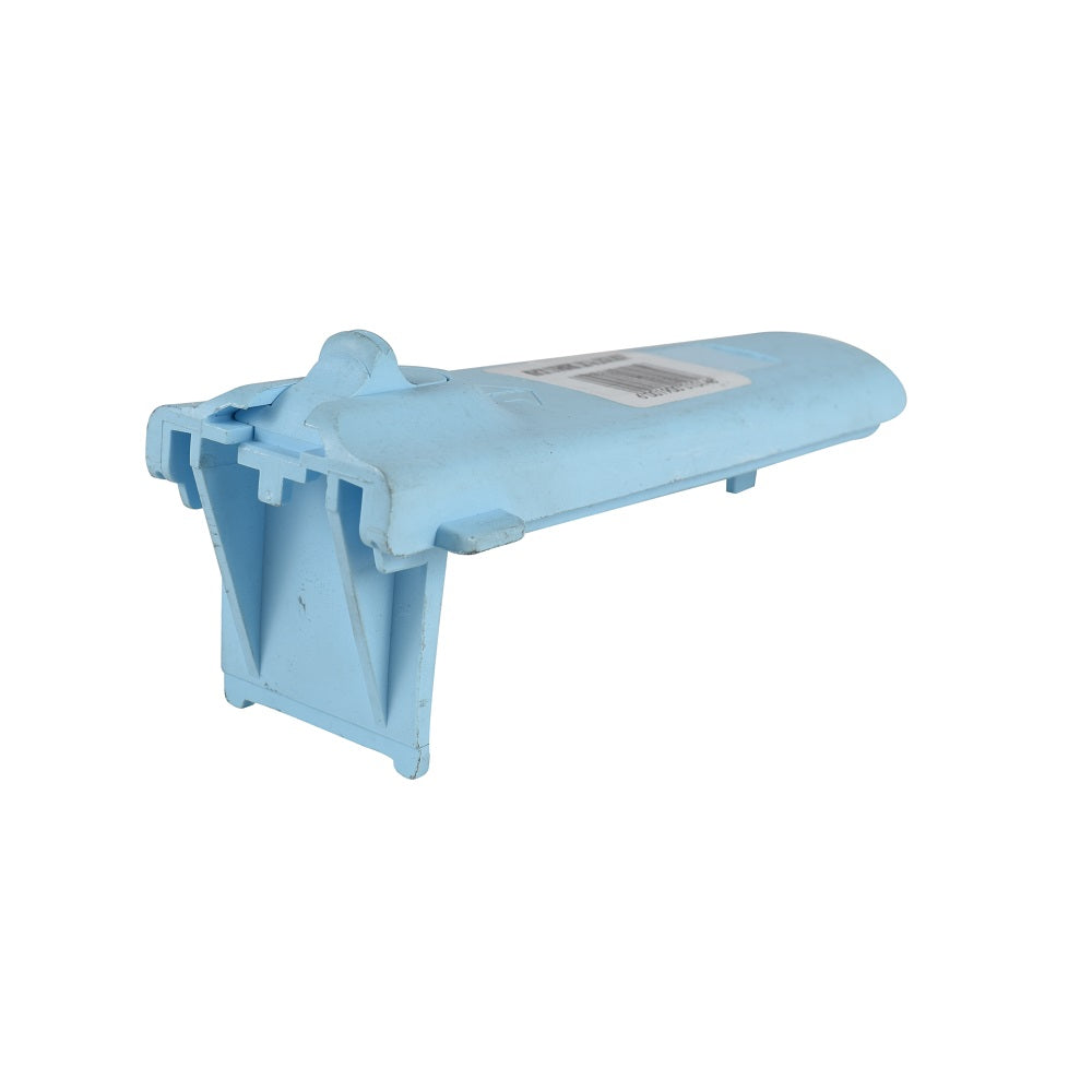 Light blue plastic oscillator cover for Kreepy Krauly Sand Shark pool cleaner with moulded clip tabs and barcode label