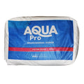 Aqua Pro filter sand 40kg white woven polypropylene bag with blue and red label for pool and spa use