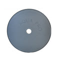 Aqua Pro grey round plastic weir deck lid with centre hole and embossed brand logo
