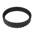 Black rubber replacement track belt with diagonal wave tread pattern for Zodiac MX8 pool cleaner, sold individually