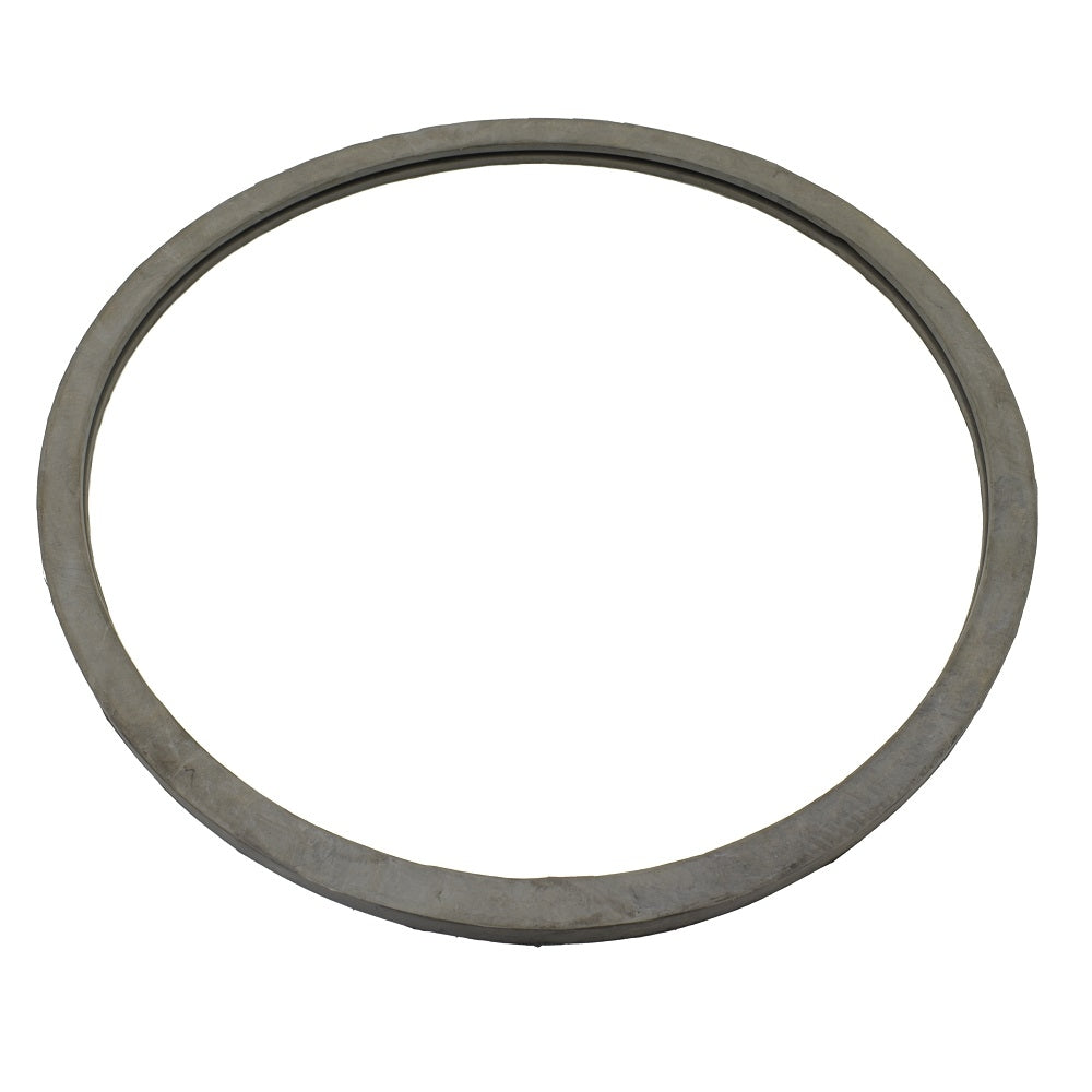 Large round grey rubber gasket seal ring for Collins MK2 vacuum lid, flat profile with smooth surface
