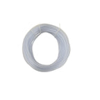 Clear flexible plastic tubing coiled and tied with white string, small-diameter spa air switch pipe 3mm