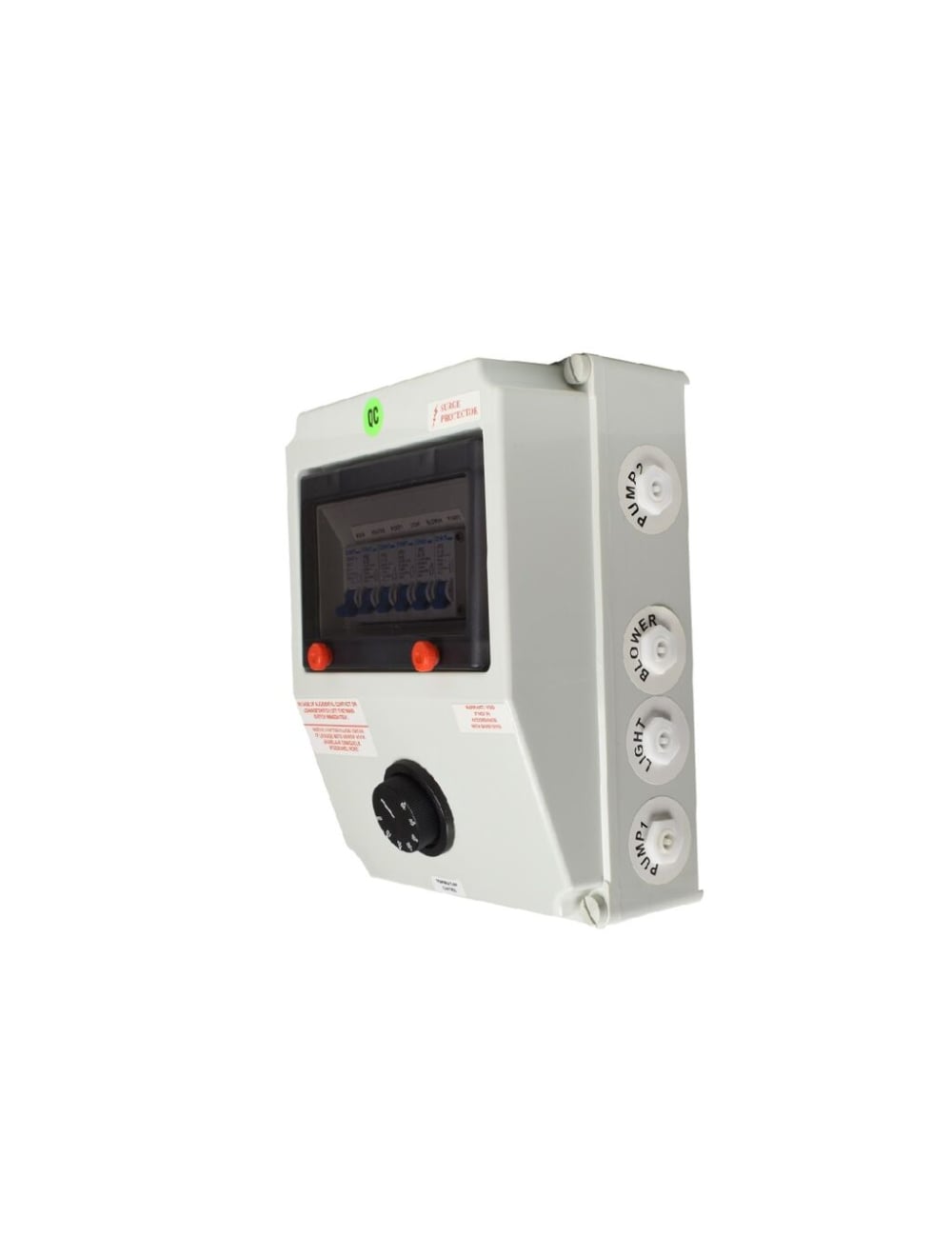 Quality Spa DB Box Grey suitable for 1 Pump | The Pool Team