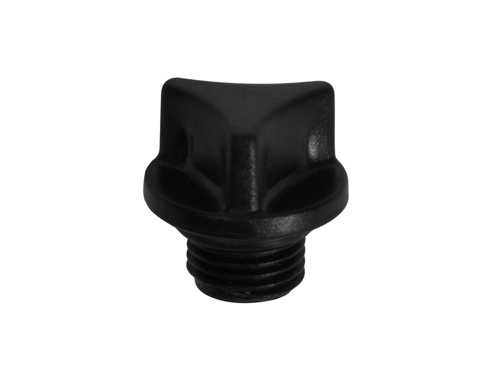 Eartheco MPV 1/4 Inch Black Threaded Plug With O-Ring