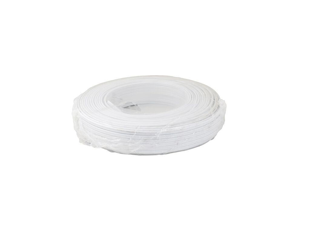 Twin & Earth 1.5mm Flat Cable Per Meter - White