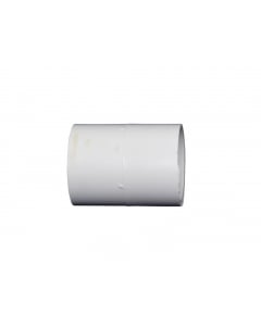 PVC 32mm White Straight Connector Fitting